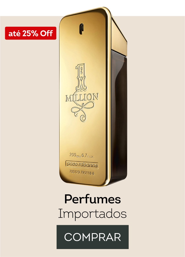 Perfumes até 25%off